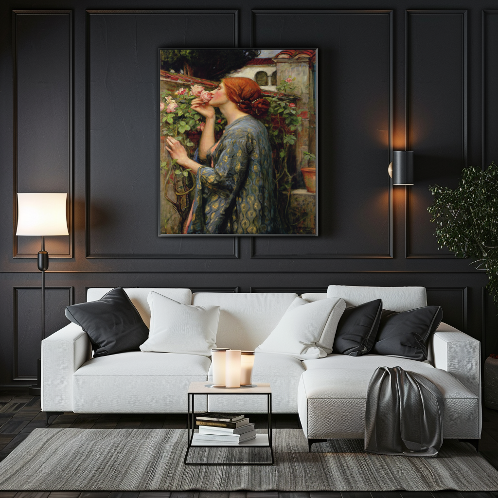 L'âme de la rose - John William Waterhouse - Toile premium 430g (qualité galerie)