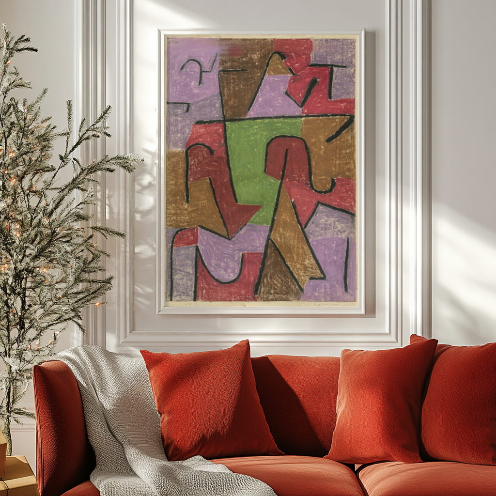 Indian - Paul Klee - Premium 430g Canvas (Gallery Quality)