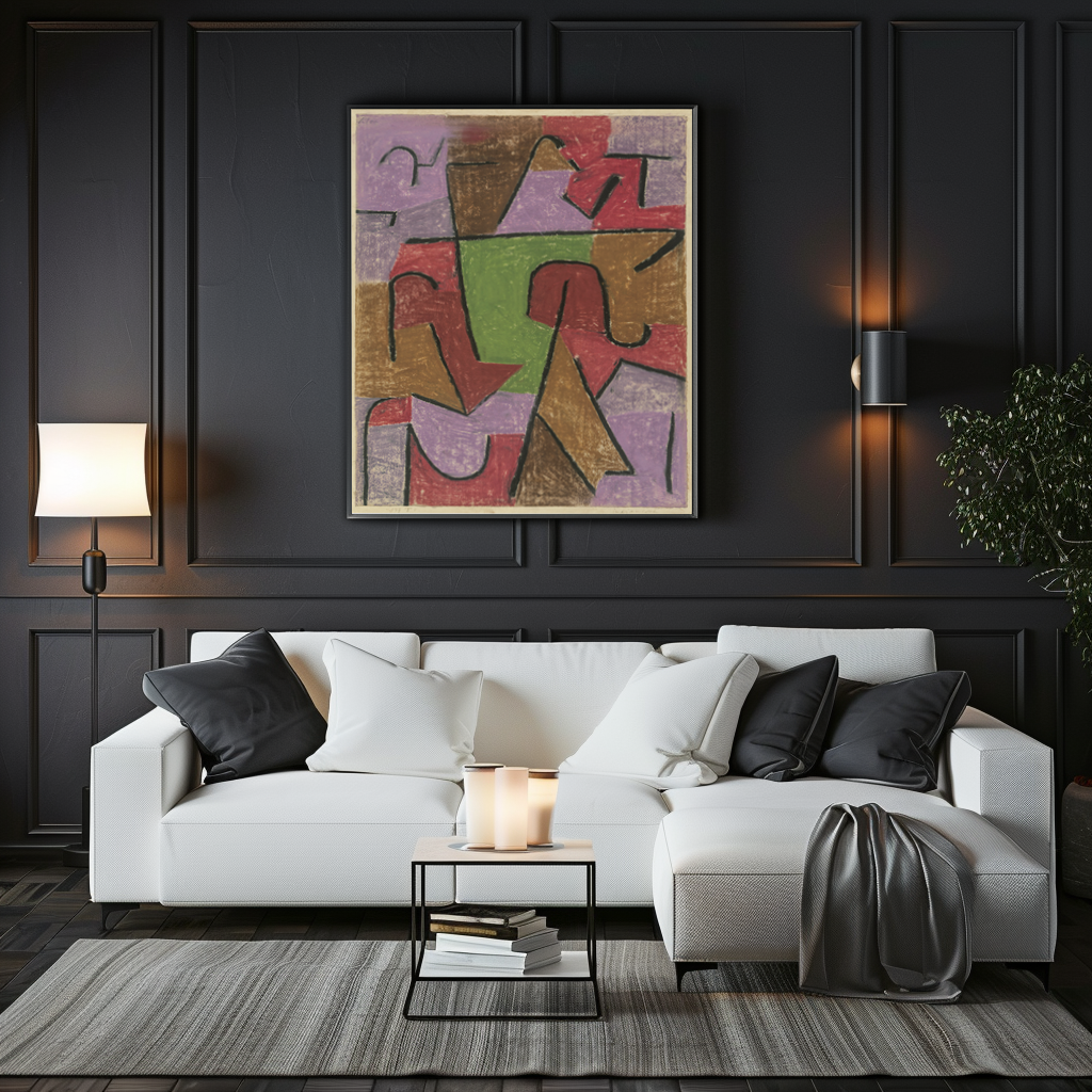 Indian - Paul Klee - Premium 430g Canvas (Gallery Quality)