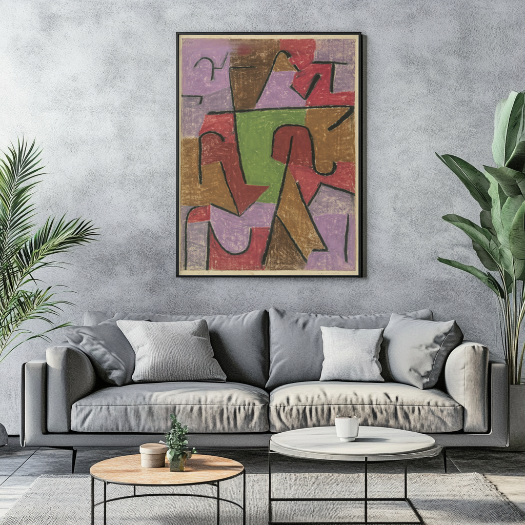 Indian - Paul Klee - Premium 430g Canvas (Gallery Quality)