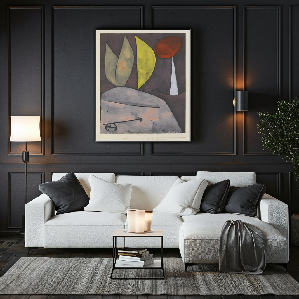 In Position - Paul Klee - Premium Canvas 430g (gallery quality)
