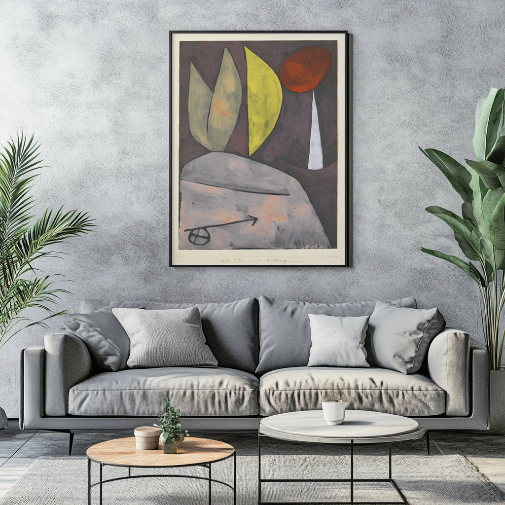 In Position - Paul Klee - Premium Canvas 430g (gallery quality)