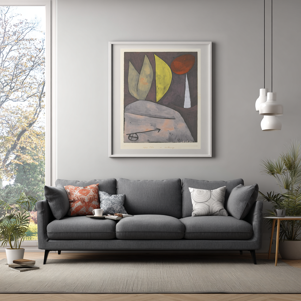 In Position - Paul Klee - Premium Canvas 430g (gallery quality)