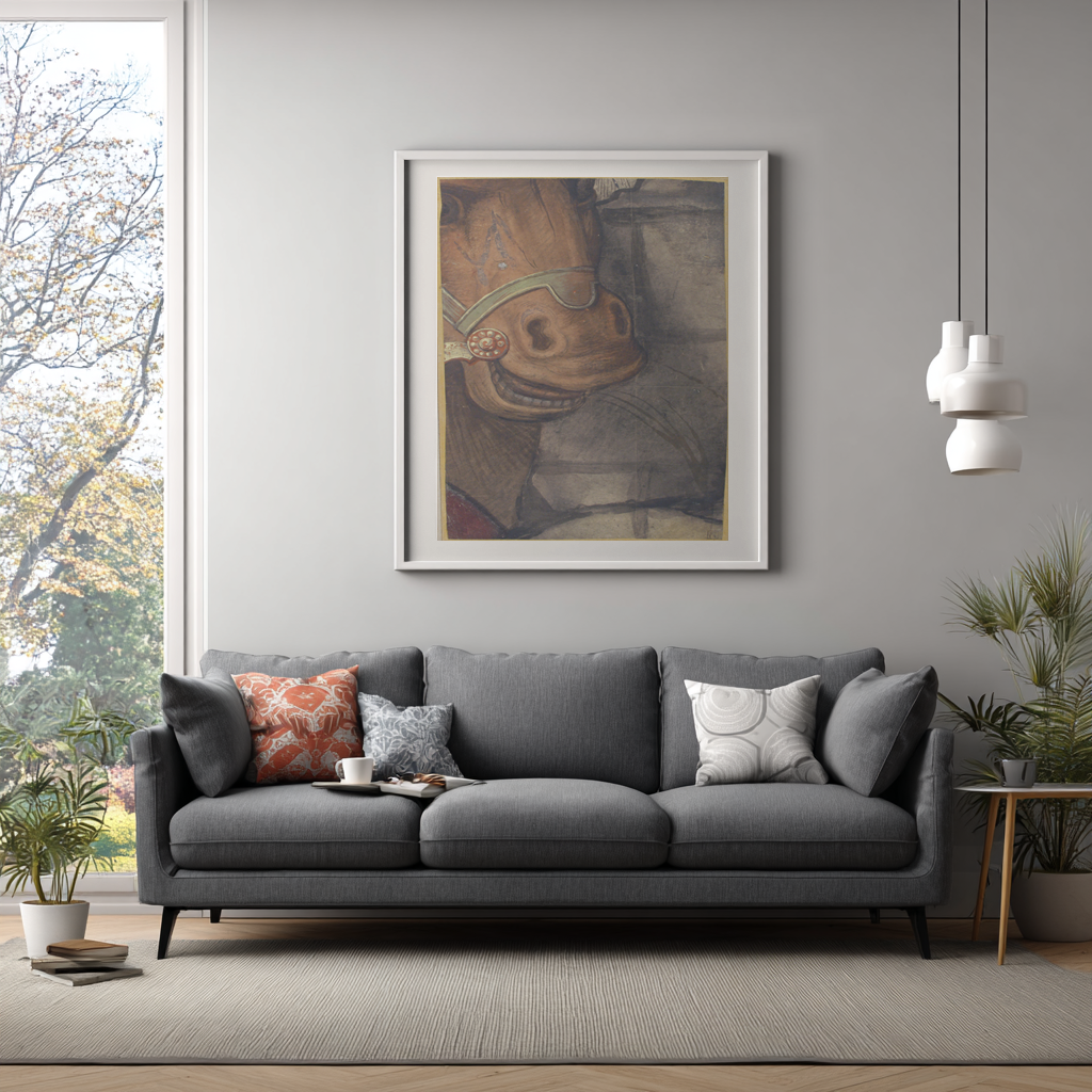 Tête de cheval - Raphaël - Toile premium 430g (qualité galerie)