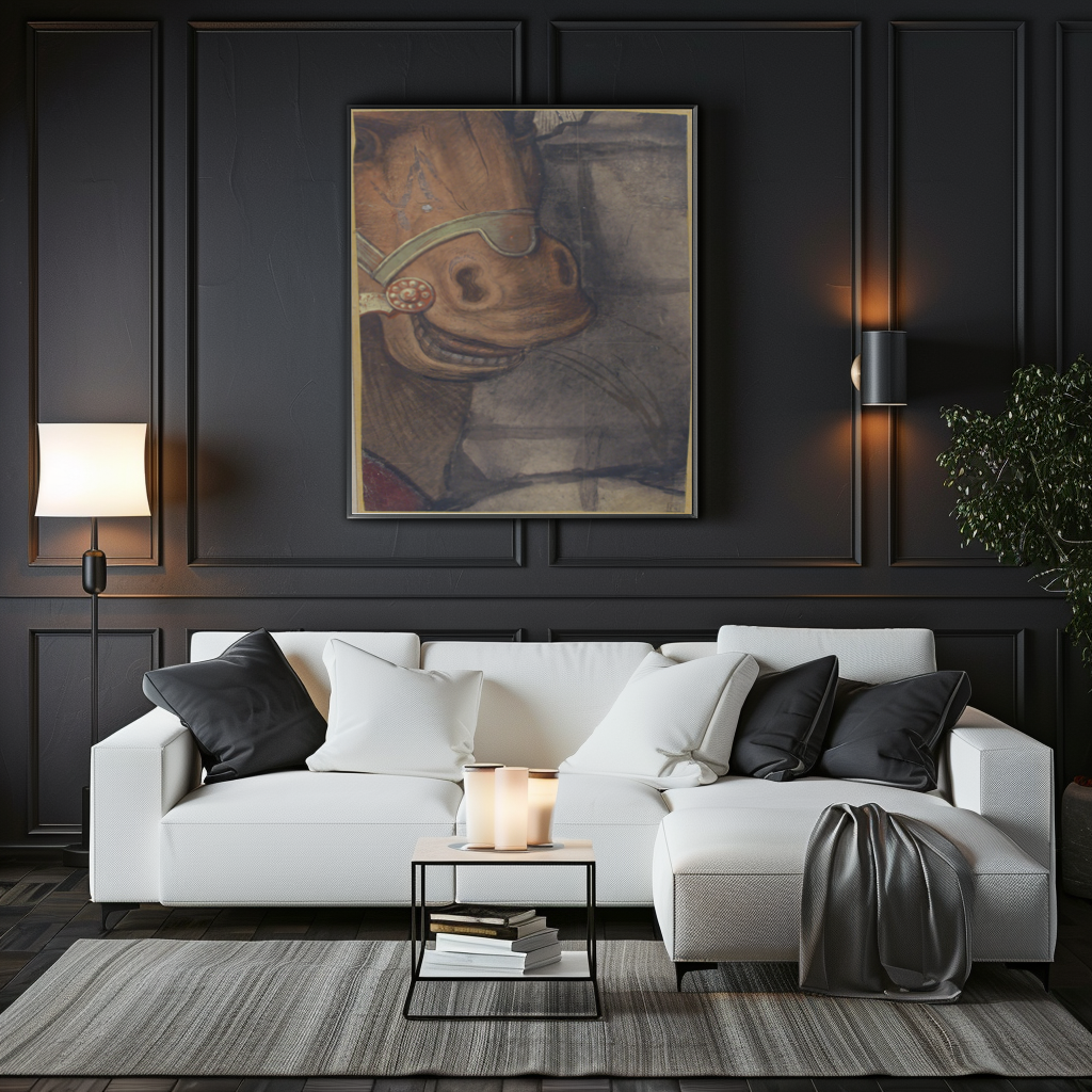 Tête de cheval - Raphaël - Toile premium 430g (qualité galerie)