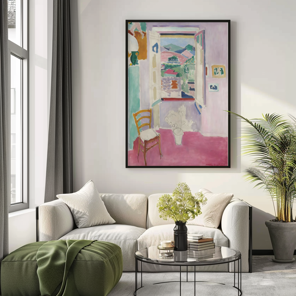 Open Window - Henri Matisse - Premium 430g canvas (gallery quality)