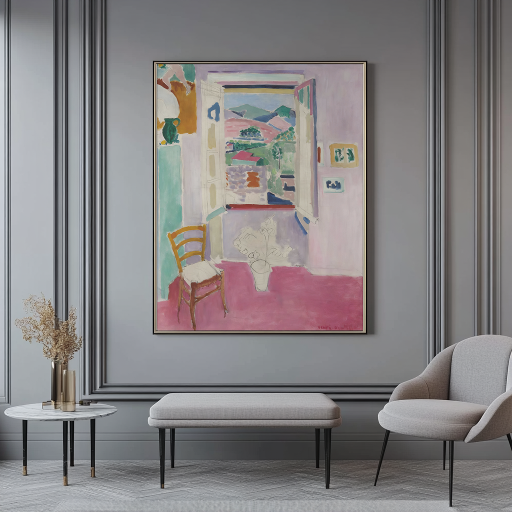 Open Window - Henri Matisse - Premium 430g canvas (gallery quality)