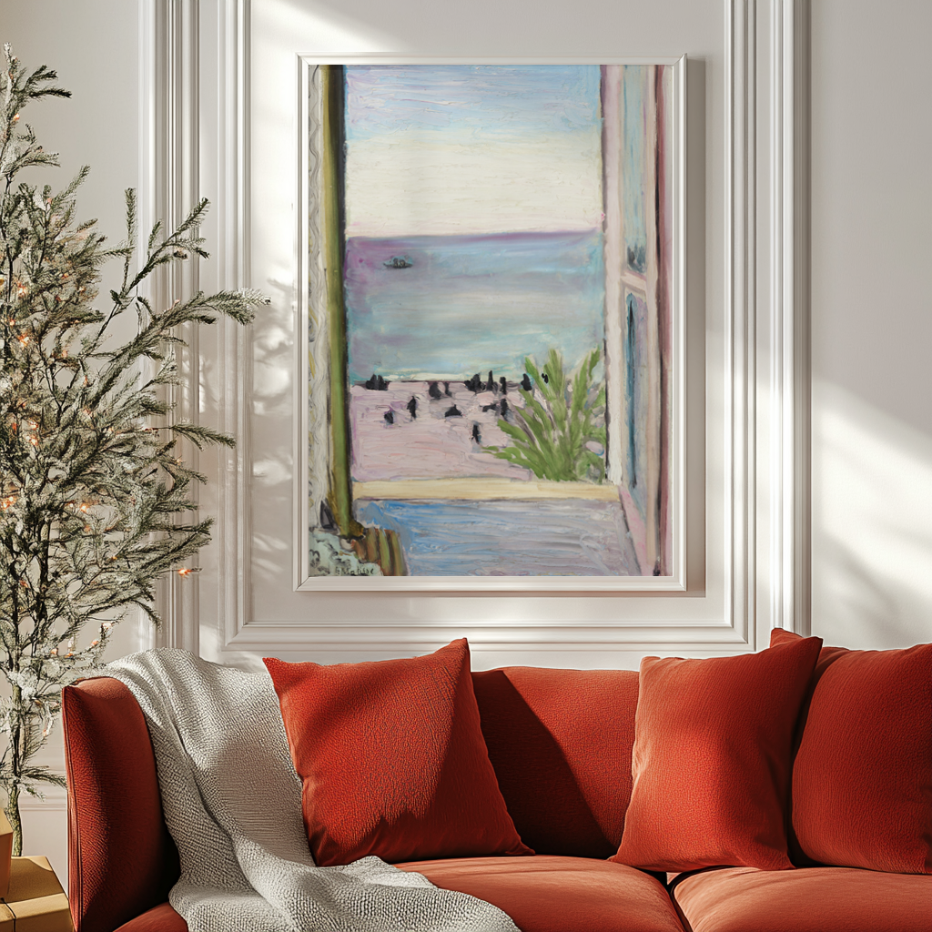 La Fenêtre ouverte - Henri Matisse - Toile premium 430g (qualité galerie)