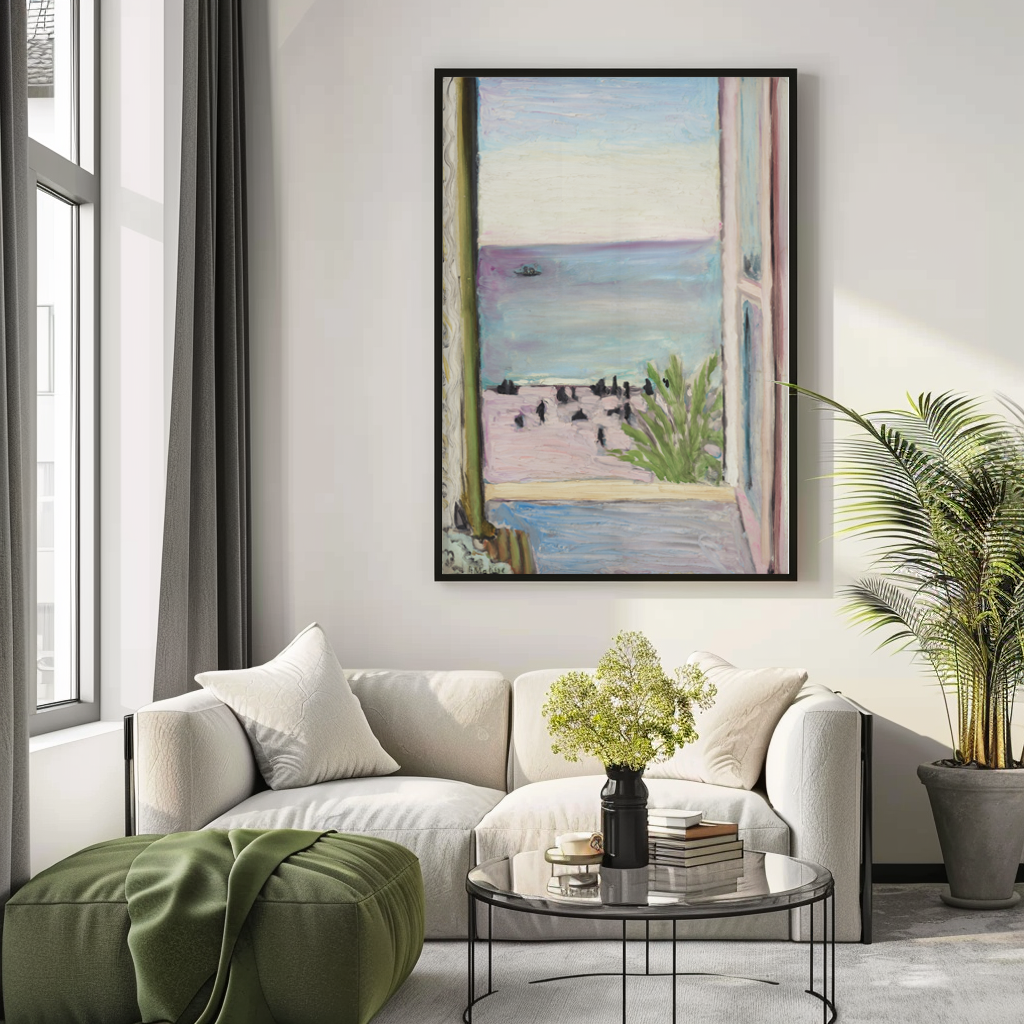 La Fenêtre ouverte - Henri Matisse - Toile premium 430g (qualité galerie)