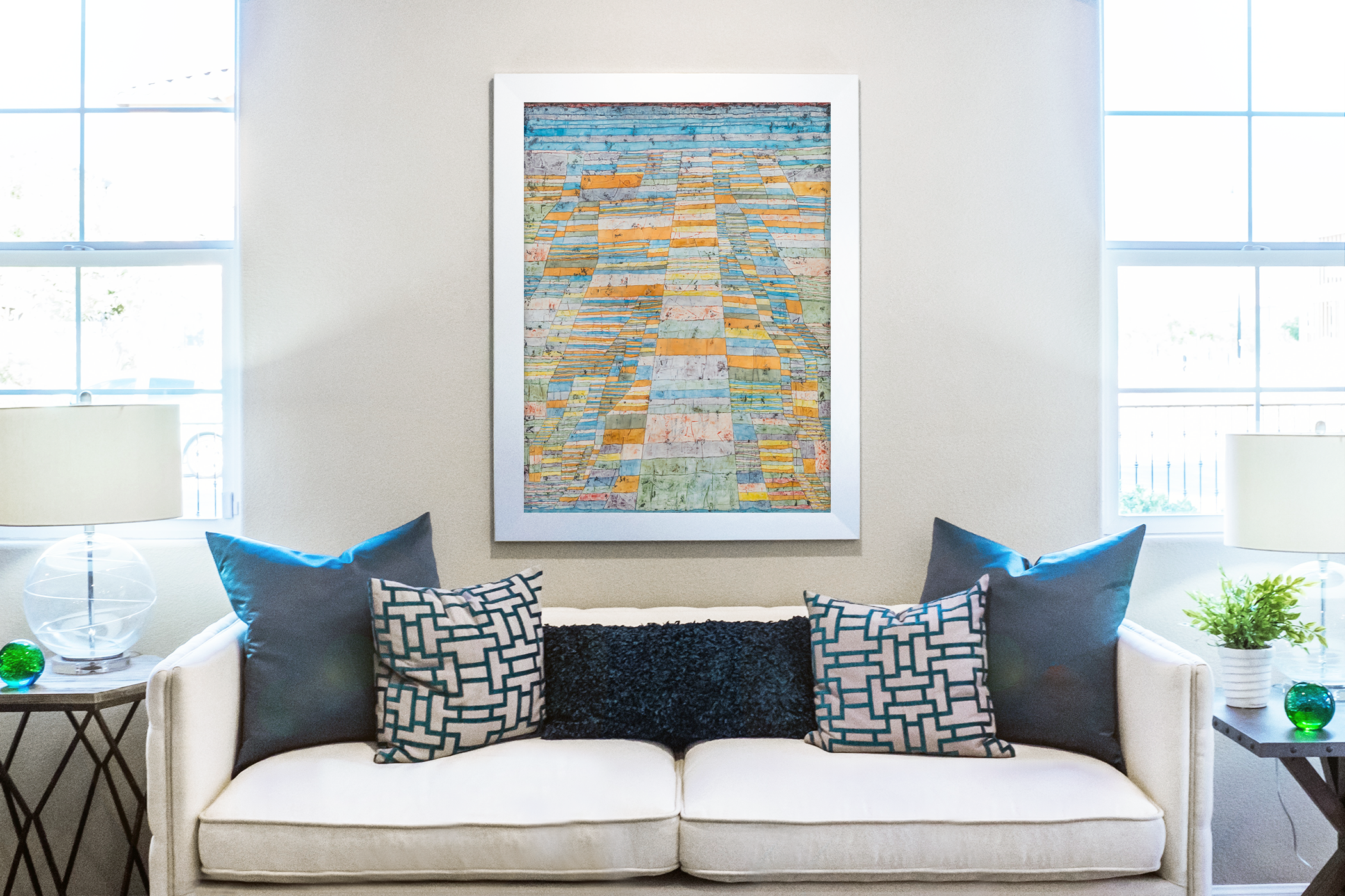 Main Path and Side Paths - Paul Klee - Premium canvas 430g (gallery quality)