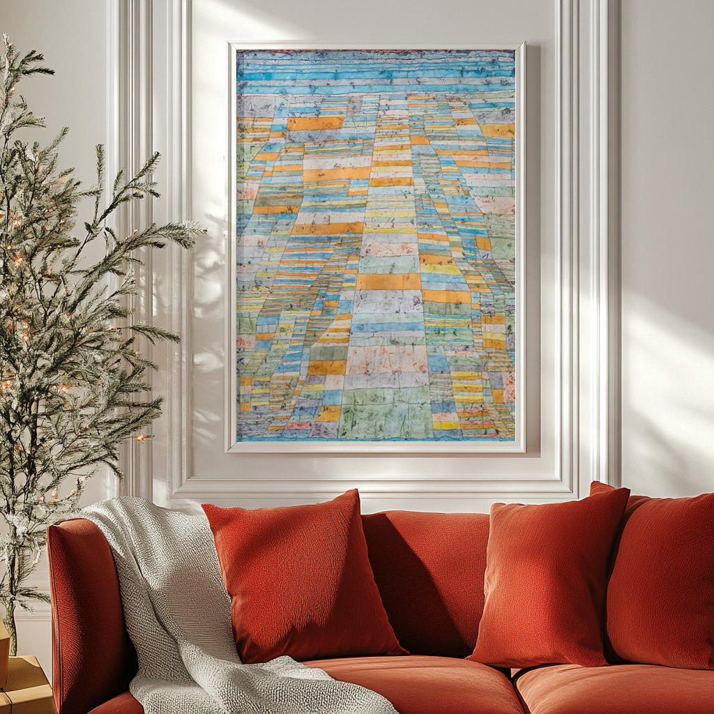 Main Path and Side Paths - Paul Klee - Premium canvas 430g (gallery quality)