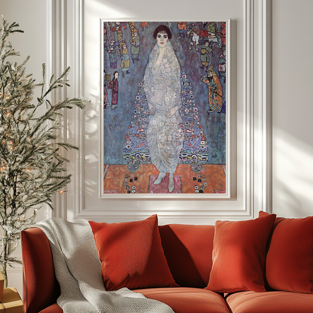 Portrait de la baronne Elisabeth Bachofen-Echt - Gustav Klimt - Toile premium 430g (qualité galerie)