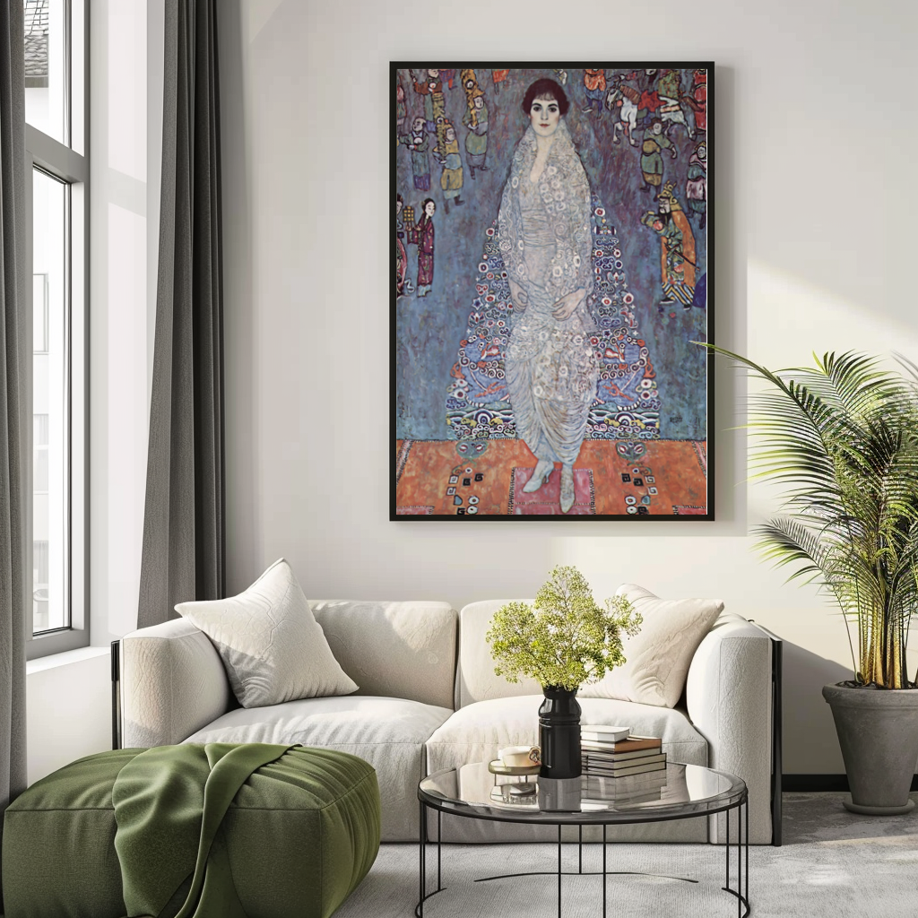 Portrait de la baronne Elisabeth Bachofen-Echt - Gustav Klimt - Toile premium 430g (qualité galerie)