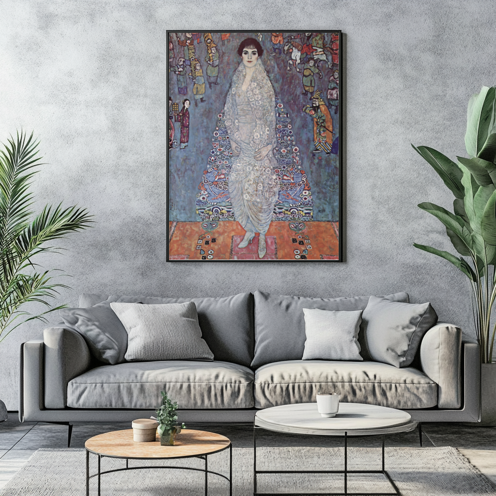Portrait de la baronne Elisabeth Bachofen-Echt - Gustav Klimt - Toile premium 430g (qualité galerie)