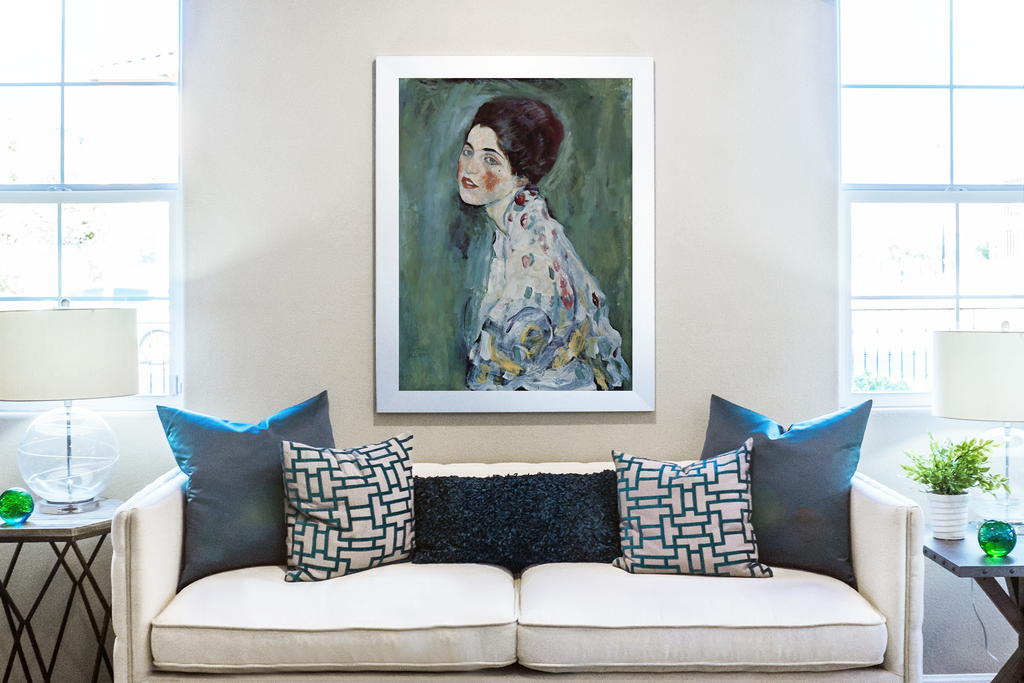 Portrait d'une Dame - Gustav Klimt - Toile premium 430g (qualité galerie)