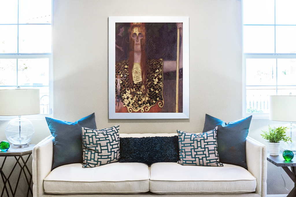 Pallas Athéna - Gustav Klimt - Toile premium 430g (qualité galerie)