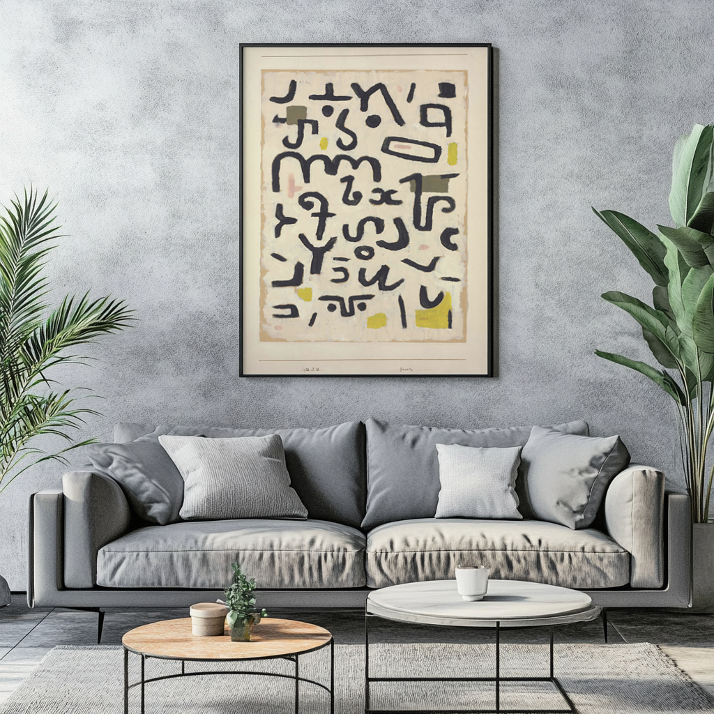 Law - Paul Klee - Premium canvas 430g (gallery quality)