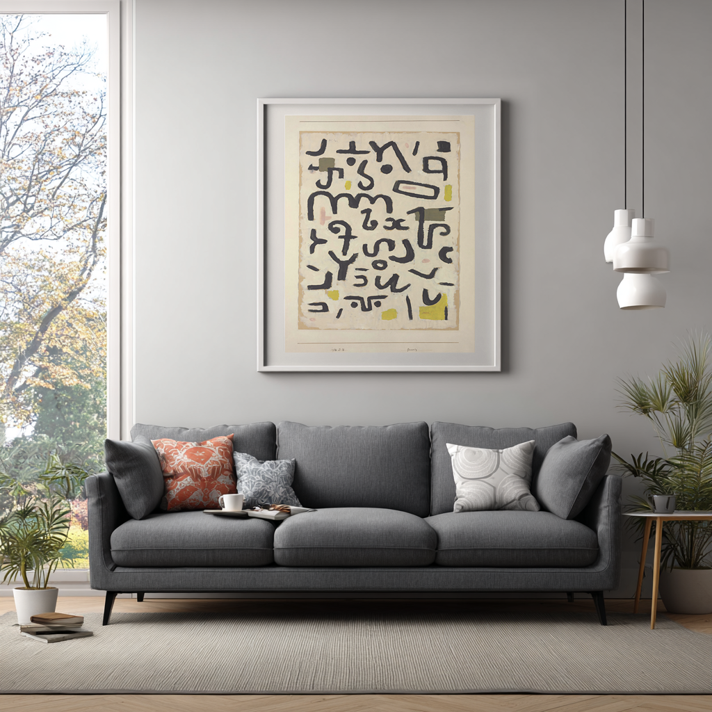 Law - Paul Klee - Premium canvas 430g (gallery quality)