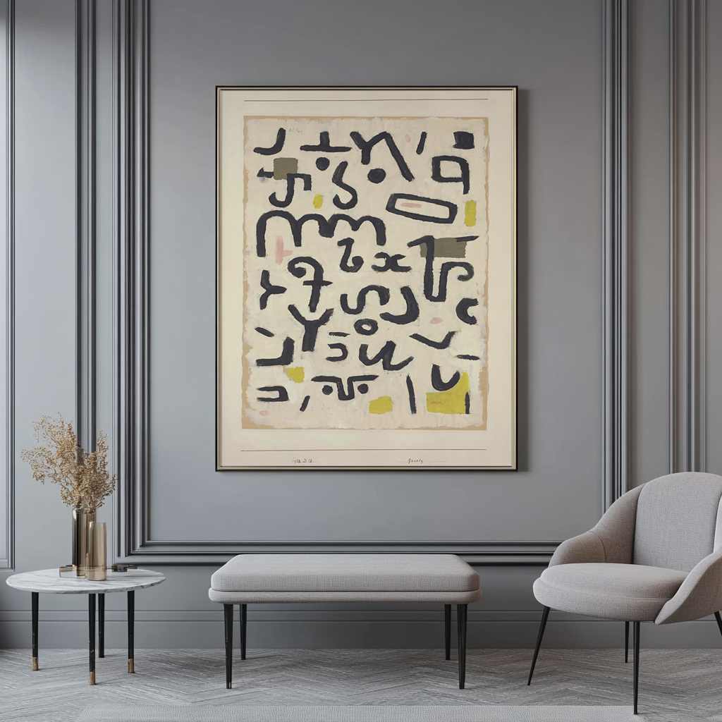 Law - Paul Klee - Premium canvas 430g (gallery quality)