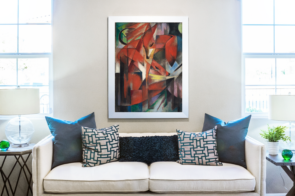The Foxes - Franz Marc - Premium canvas 430g (gallery quality)