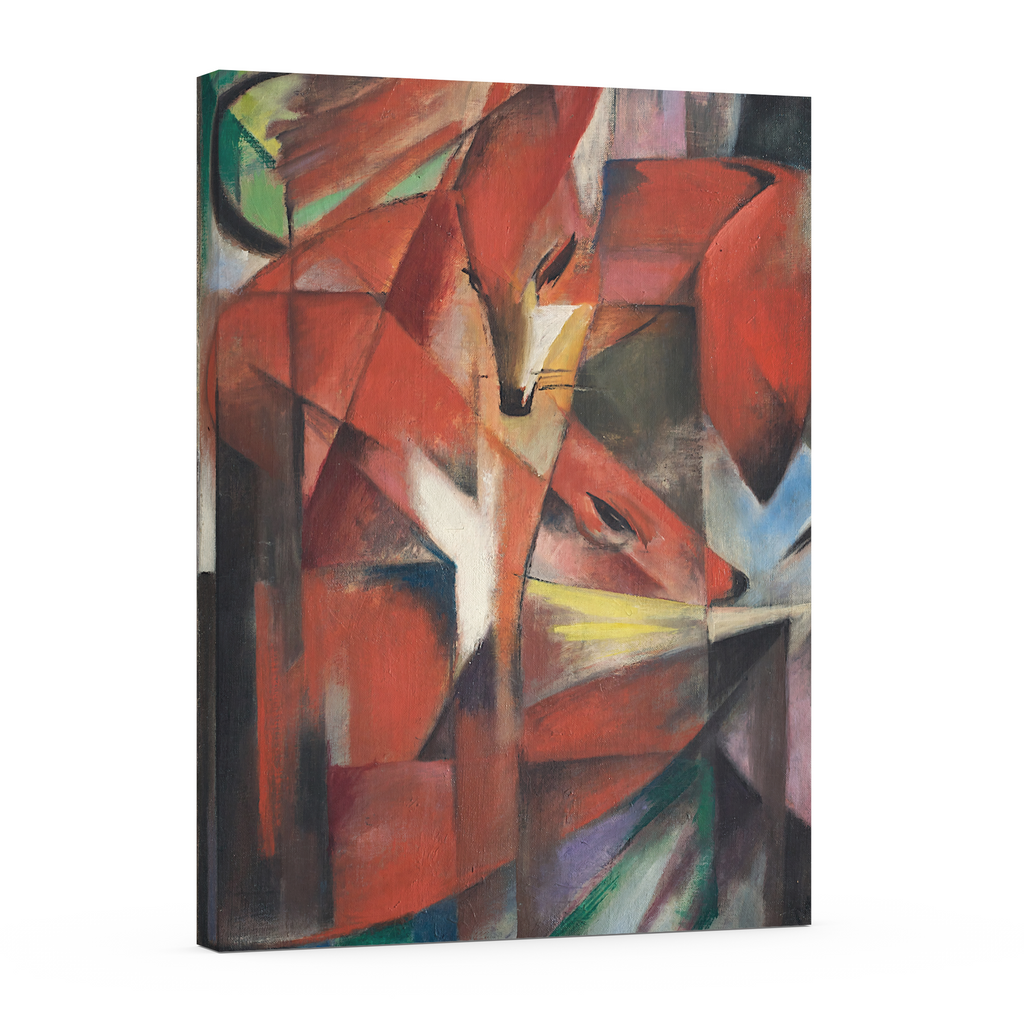 The Foxes - Franz Marc - Premium canvas 430g (gallery quality)
