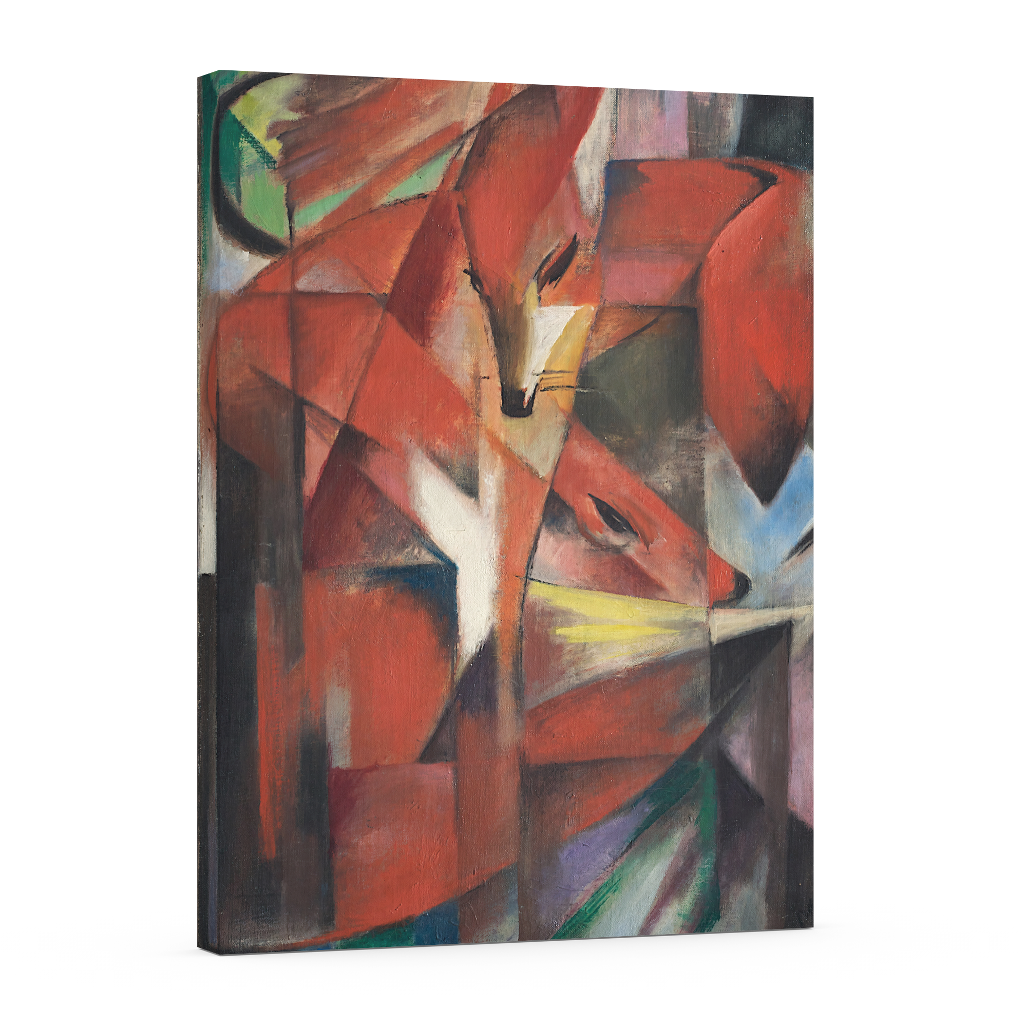 The Foxes - Franz Marc - Premium canvas 430g (gallery quality)