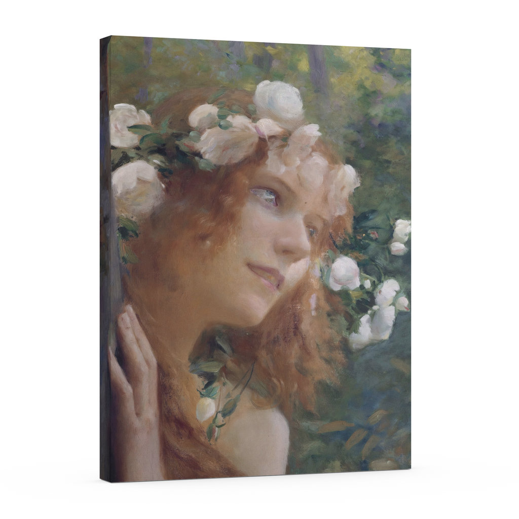 Nymphe - Gaston Bussiere - Toile premium 430g (qualité galerie)