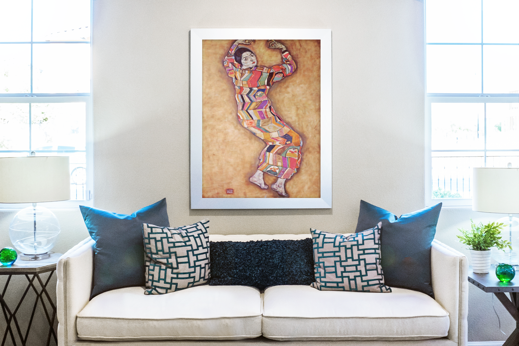 Portrait of Friederike Maria Beer - Egon Schiele - Premium canvas 430g (gallery quality)