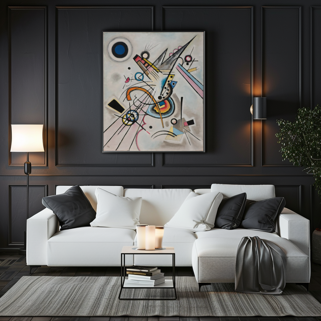 Diagonal - Wassily Kandinsky - Premium canvas 430g (gallery quality)