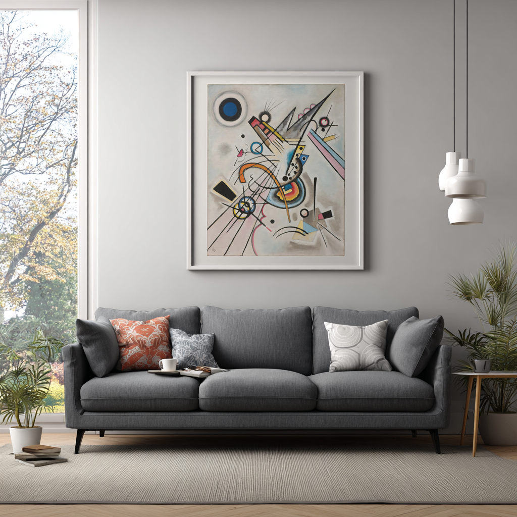Diagonal - Wassily Kandinsky - Premium canvas 430g (gallery quality)