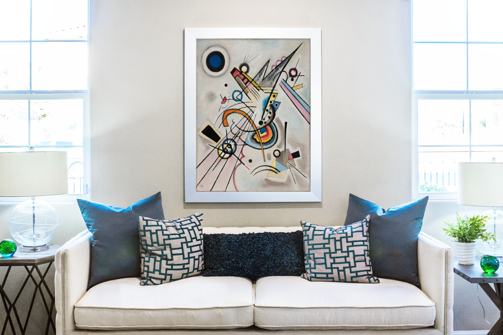 Diagonal - Wassily Kandinsky - Premium canvas 430g (gallery quality)