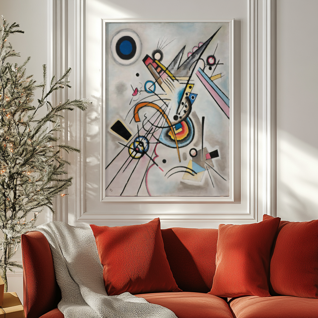 Diagonal - Wassily Kandinsky - Premium canvas 430g (gallery quality)