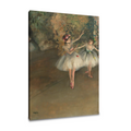Deux danseuses sur scène - Edgar Degas - Toile premium 430g (qualité galerie)