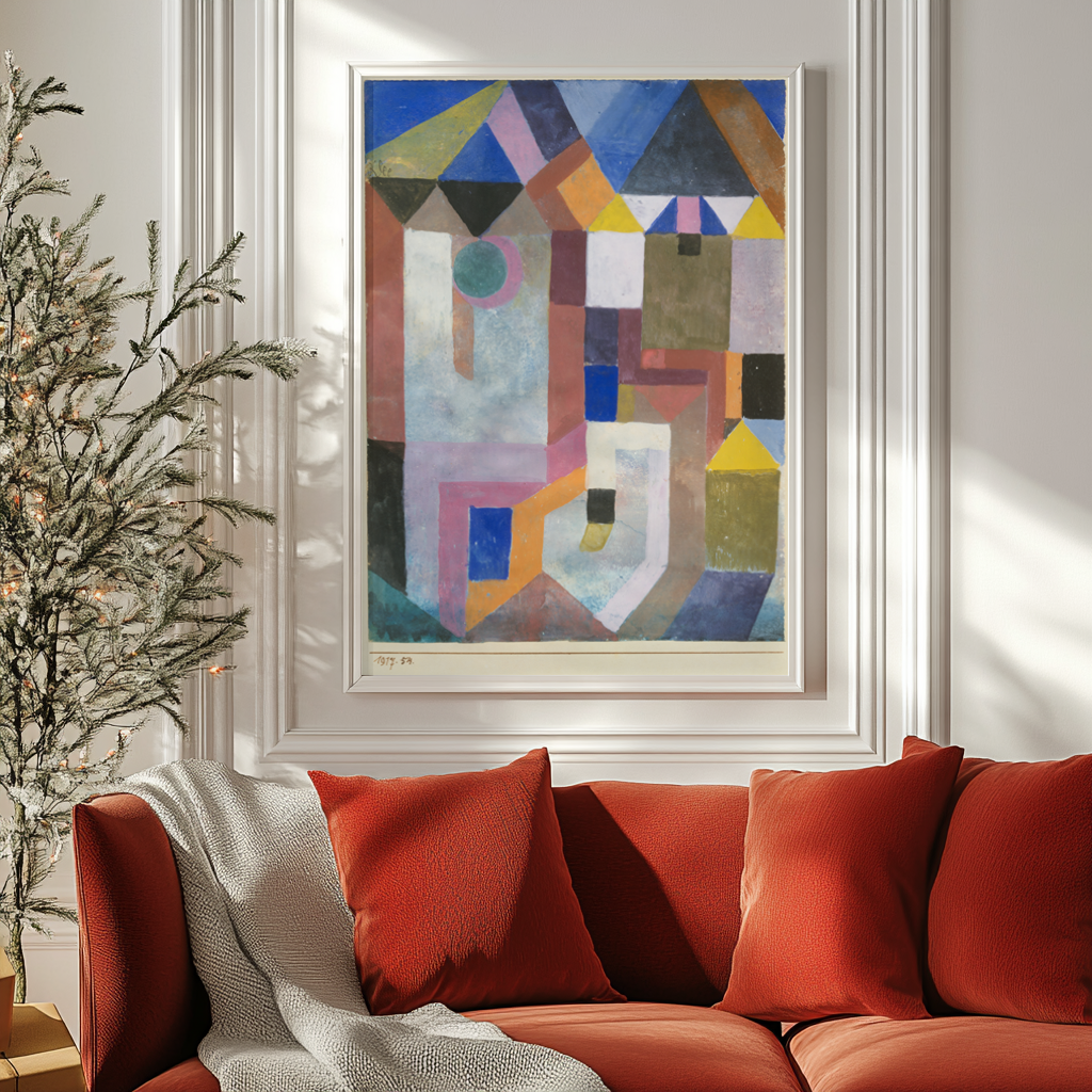 Color Architecture - Paul Klee - Premium 430g canvas (gallery quality)