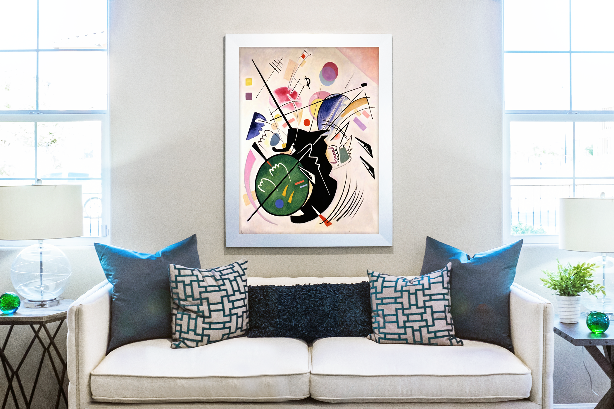 Black Form - Wassily Kandinsky - Premium canvas 430g (gallery quality)