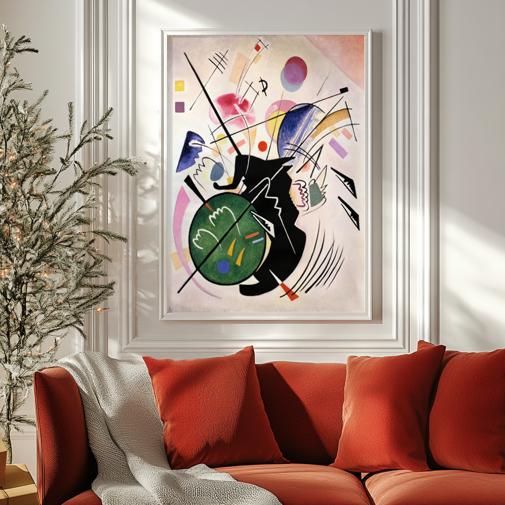 Black Form - Wassily Kandinsky - Premium canvas 430g (gallery quality)