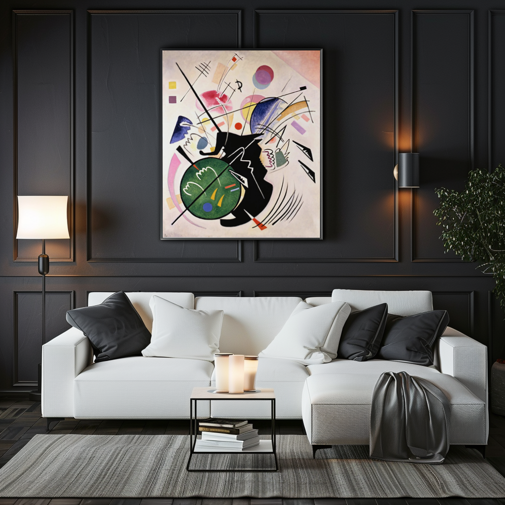 Black Form - Wassily Kandinsky - Premium canvas 430g (gallery quality)