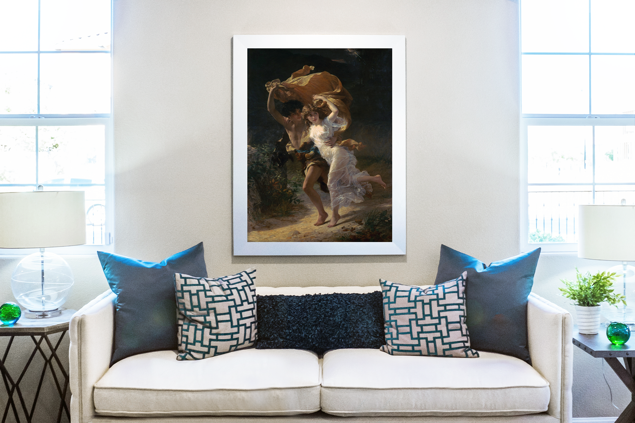 L'Orage - Pierre Auguste Cot - Toile premium 430g (qualité galerie)