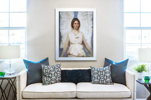 Angel - Abbott Handerson Thayer - Premium Canvas 430g (gallery quality)