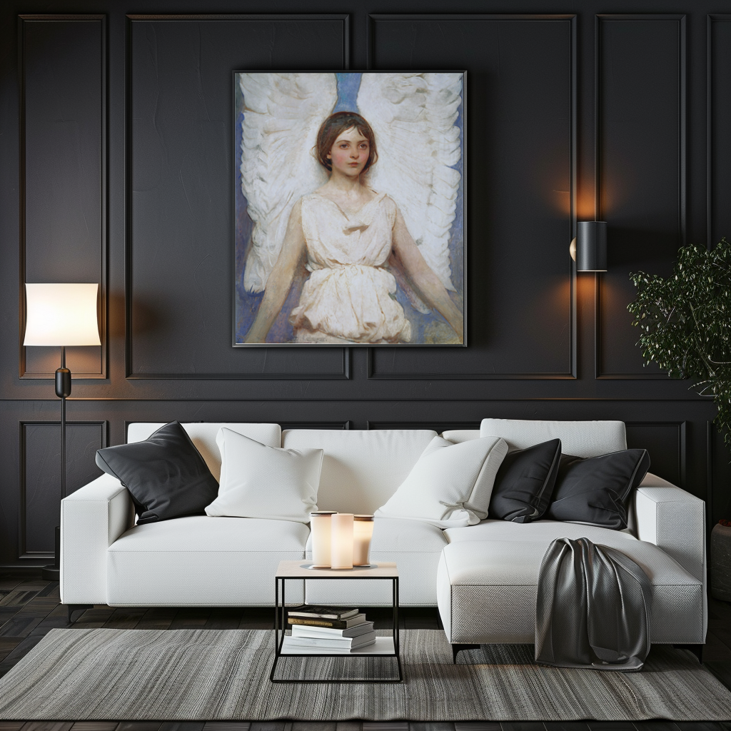 Angel - Abbott Handerson Thayer - Premium Canvas 430g (gallery quality)