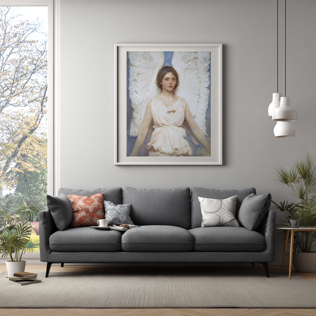 Angel - Abbott Handerson Thayer - Premium Canvas 430g (gallery quality)