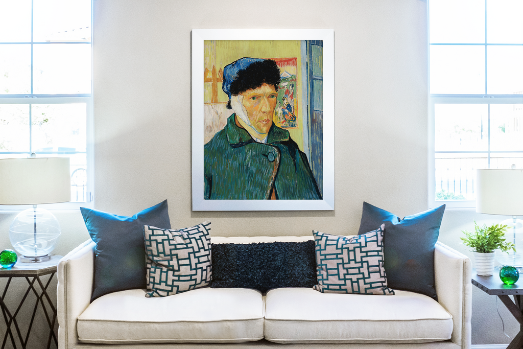 Autoportrait à l'oreille bandée - Vincent Van Gogh - Toile premium 430g (qualité galerie)