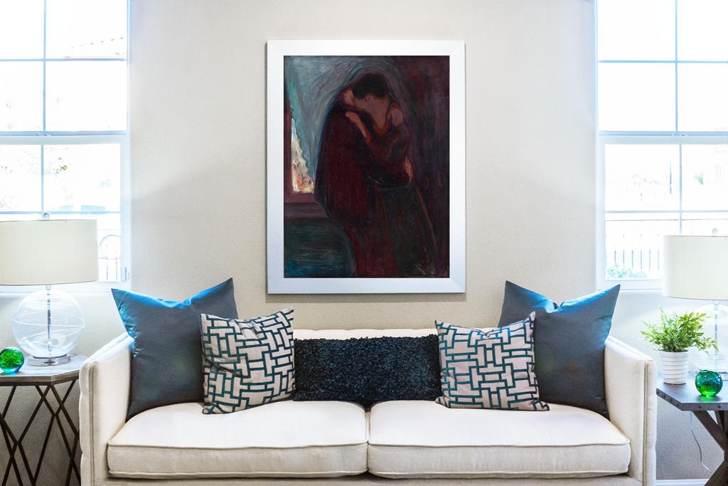 Le Baiser - Edvard Munch - Toile premium 430g (qualité galerie)