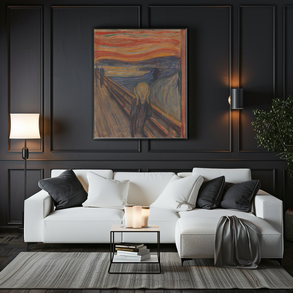 Le Cri - Edvard Munch - Toile premium 430g (qualité galerie)