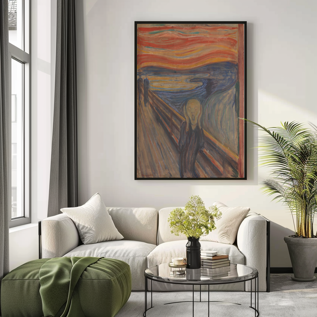 Le Cri - Edvard Munch - Toile premium 430g (qualité galerie)