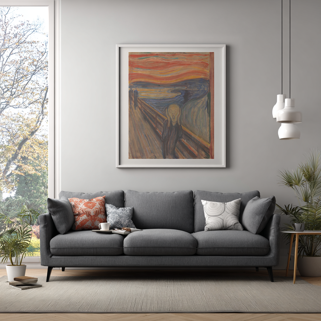 The Scream - Edvard Munch - Premium canvas 430g (gallery quality)