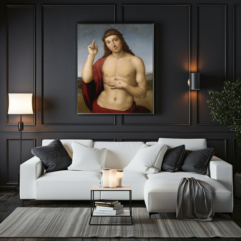 Le Christ bénissant - Raphaël - Toile premium 430g (qualité galerie)