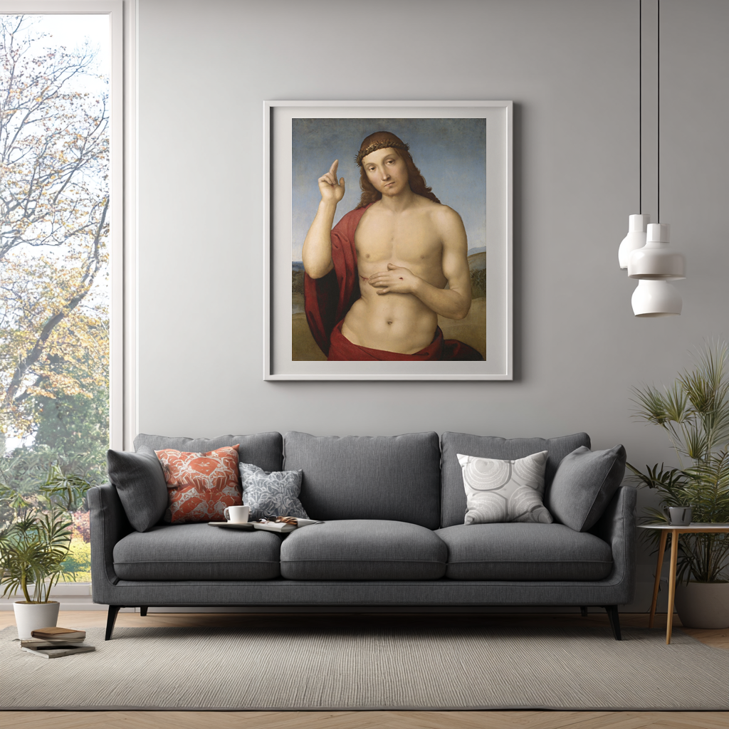 Le Christ bénissant - Raphaël - Toile premium 430g (qualité galerie)
