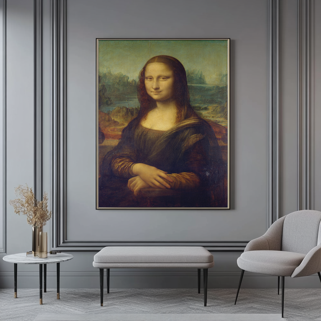 La Joconde - Léonard de Vinci - Toile premium 430g (qualité galerie)
