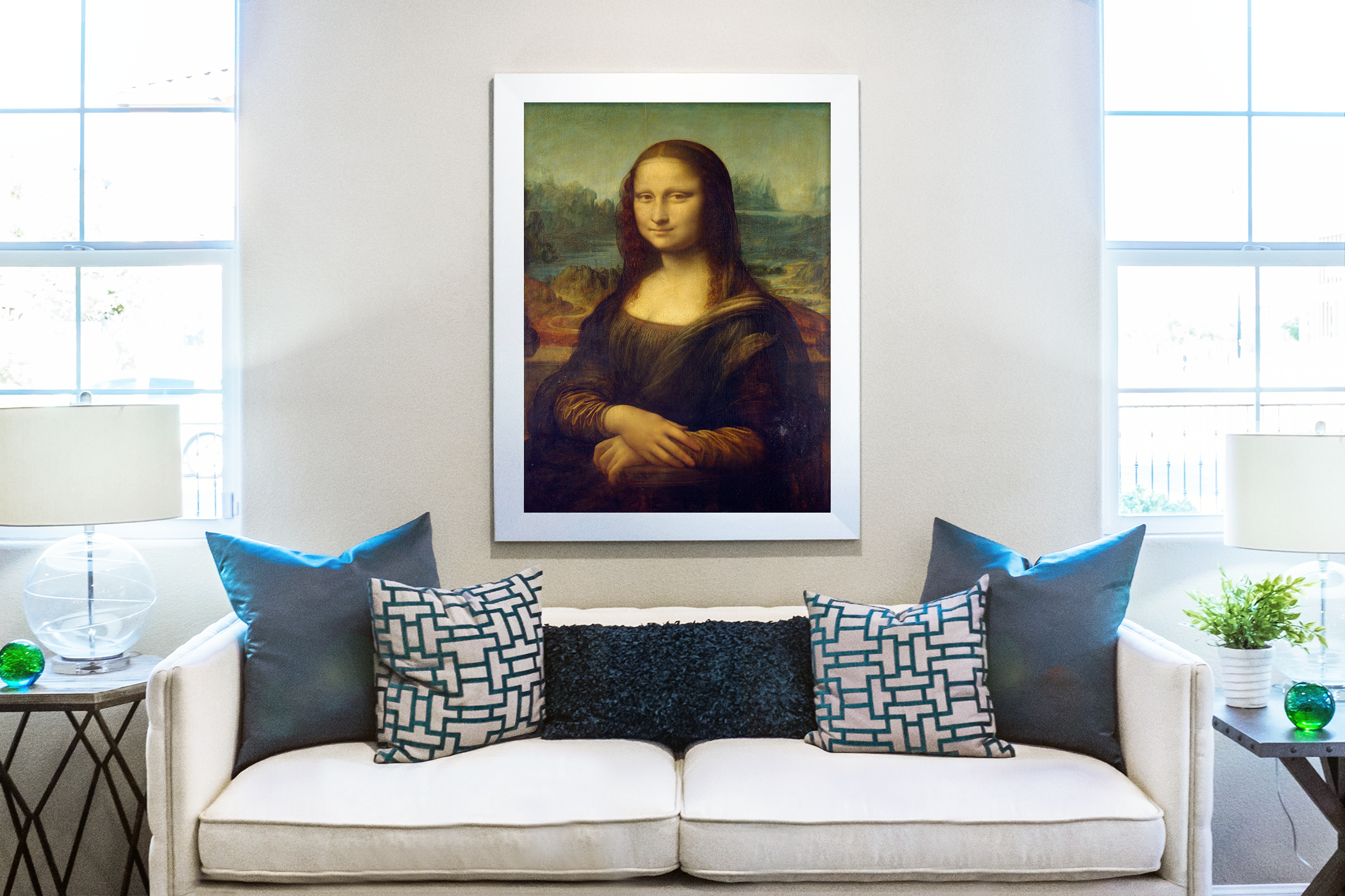 Mona Lisa - Leonardo Da Vinci - Premium canvas 430g (gallery quality)